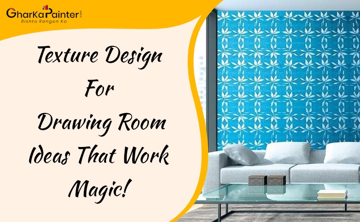 Eye-Capturing Drawing Room Texture Design for Modern Home